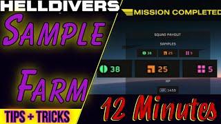 3 Best Ways to Get SAMPLES, XP, + Medals | Helldivers 2 Tips, Tricks, Gameplay #helldivers2