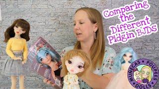 Comparing MSD Pidgin, Chibbi Pidgin, & Pidgin Petite BJDs