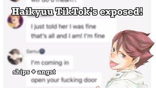 Haikyuu TikTok’s exposed !! // Angst // Ships // Iwaoi , Sakuatsu, Ushiten, Kagehina etc.