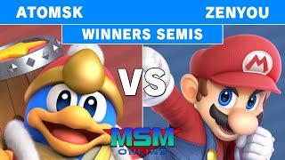 MSM Online 41 - GH | Zenyou (Mario) Vs. Atomsk (King Dedede) Winners Semis - Smash Ultimate