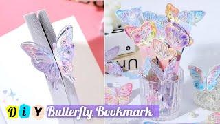 How to Make an Adorable Butterfly Bookmark _ DIY Butterfly Bookmark