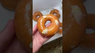 i buttered my krispy kreme donut so you don’t have to #krispykreme #donuts #tastetest