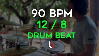 90 BPM - 12/8 Drum beat