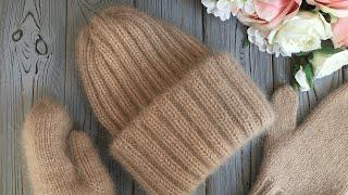 ТВОЙ ИДЕАЛЬНЫЙ КОМПЛЕКТ, КОТОРЫЙ ТЫ С ЛЕГКОСТЬЮ СВЯЖЕШЬ САМА! KNITTED HAT