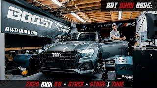 2020 Audi Q8 Stage 1 ECU and TCU Tune Dyno numbers + 1/4 mile dragy