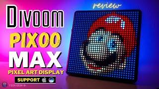 DIVOOM  PIXOO MAX  SMART DISPLAY  | Custom Pixel Art LED Display | Unbox , Review & how to set up.