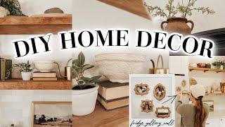 DIY HOME DECOR PROJECTS | vintage inspired bowl, aged pottery dupe, & gallery wall for fridge!