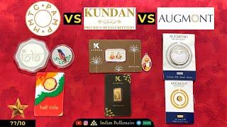 MMTC PAMP vs Kundan vs Augmont - Gold & Silver Coins/Bars Detailed Comparison | Indian Bullionaire