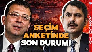 Son Seçim Anketleri Ortaya Çıktı! İşte Ekrem İmamoğlu ve Murat Kurum'un İstanbul Yarışı