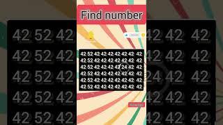 You Have 3 Seconds to Find the Hidden Number! 