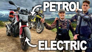 PETROL vs ELECTRIC MOTORCYCLE with @MarcTravels  [S5-E51]