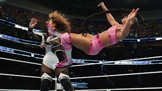 WWE Nia Jax, Tiffany Stratton & Candice LeRae vs Naomi, Bianca Belair & Bayley 2/2