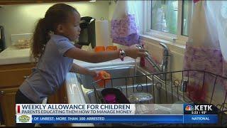 Parents believe weekly allowance is good for kids