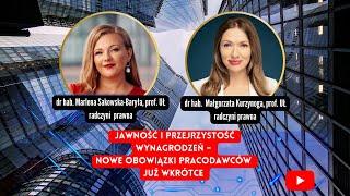 Jawność i przejrzystość wynagrodzeń - rozmowa z Małgorzatą Kurzynogą