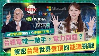 台積電最可怕對手？【台灣稱霸世界的能源挑戰！】輝達黃仁勳Google微軟AMD想在台蓋超級電腦中心，晶圓廠AI運算卻是吃電怪獸！經濟學人CNBC彭博談電力危機！張忠謀童子賢鄭崇華郭台銘曹興誠都示警！