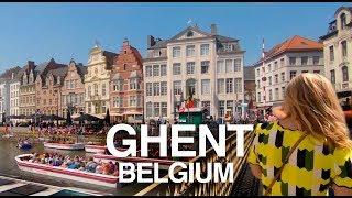 [4K] GHENT, BELGIUM WALKING TOUR - Historic Centre