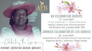 Bishop Jennifer Green-Wright Celebration of Life