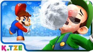 Luigi FALLS OFF a Mountain  Super Mario Odyssey Story