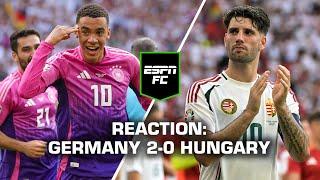 ‘You wouldn’t want to play GERMANY!’ REACTION Germany 2-0 Hungary | ESPN FC