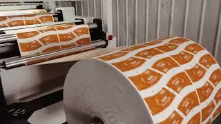 Zero waste paper cup roll die cutting machine with