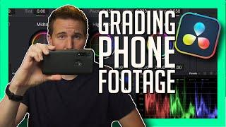 How to Color Grade Phone Footage in DaVinci Resolve - Filmic Pro and More!