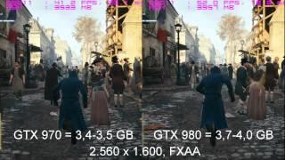 GTX 970 vs. GTX 980 – Assassin's Creed: Unity