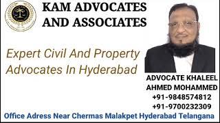 Expert Civil Advocates in Hyderabad|KAMADVOCATES AND ASSOCIATES REGD|