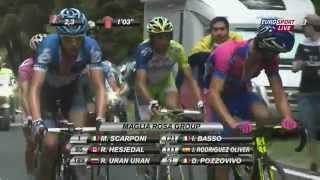 Giro d'Italia 2012, Roman Kreuziger, last 25km of stage 19