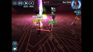 SWGOH - GAC - 3vs3 - Malak vs Padme