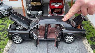 1:18 Rolls-Royce Phantom VII EWB 2012, Darkest Tungsten - Kyosho [Unboxing]