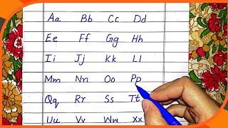 Capital and Small Letters | AbCd | Write a Capital and Small Alphabets