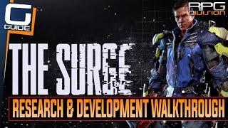 The Surge - Research & Development (4th Area) Walkthrough (Implants, Enemy Tips & Shortcuts)