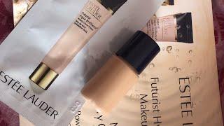 Estée Lauder Futurist Aqua Brilliance watery glow primer and foundation Review| Shade 3w1 TAWNY