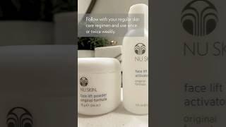 Nu Skin Face Lift Powder & Activator: How To Use | SPIRIT