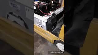 Electric forklift battery bypass dead battery fix