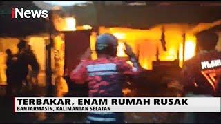 6 Rumah di Banjarmasin Hangus Terbakar Dilalap Si Jago Merah  - iNews Pagi 21/08