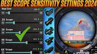 PUBG/BGMI ALL SCOPE SENSITIVITY SETTINGS 2024 | All Scope 2x 3x 4x 6x 8x Sensitivity Settings 2024