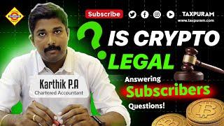 Is Crypto Legal? | Answering Your Top Questions! #taxpuram