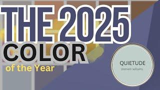 COLOR OF THE YEAR 2025 - Revealed #Quietude #FutureDusk #paints #homerenovations #interiordesign