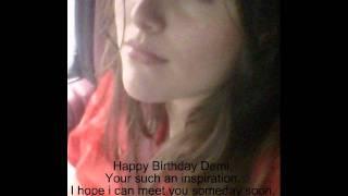 Happy 19th Birthday Demi Lovato