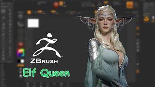 | Zbrush Timelapse | Creating an Elf character in Zbrush