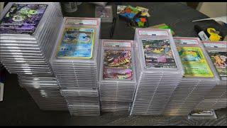 pokemon psa returns.  190 card slabs coming in hot.