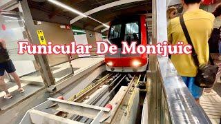 Funicular De Montjuic ,Barcelona Spain