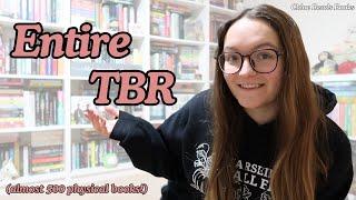 MY ENTIRE PHYSICAL TBR | 2025 UPDATE