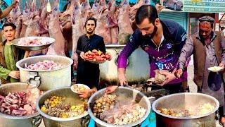 KABULI PULAO RECIPE - 200KG Giant Rice Meat Prepared - Afghani Pulao Recipe