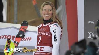 Mikaela Shiffrin denied birthday win by Liensberger's incredible second run | NBC Sports