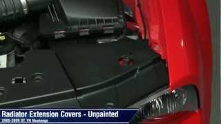 Mustang Radiator Extension Covers - Unpainted (05-09 GT, V6) Review