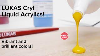 What's a great liquid acrylic paint? LUKAS Cryl Liquid Acrylics