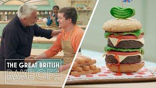 You WON'T BELIEVE what this burger is made out of!  | The Great British Bake Off