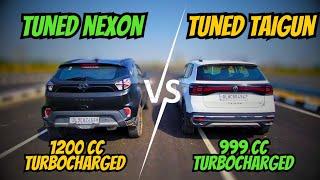 ️VOLKSWAGEN TAIGUN VS TATA NEXON DRAG RACE️#345/365 #share #viral #best #youtube #skoda #dragrace